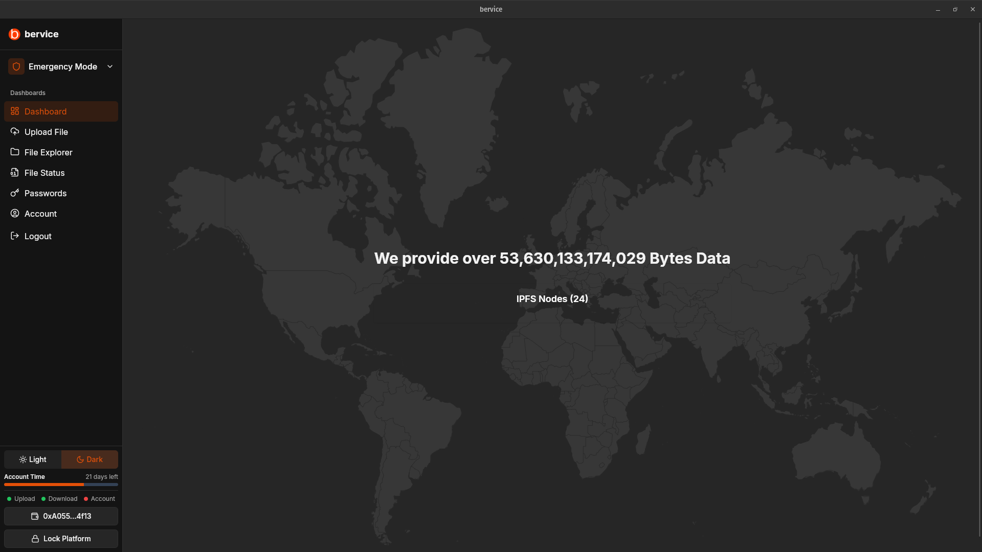 bervice overview: post-quantum encryption, decentralized storage, crypto subscriptions